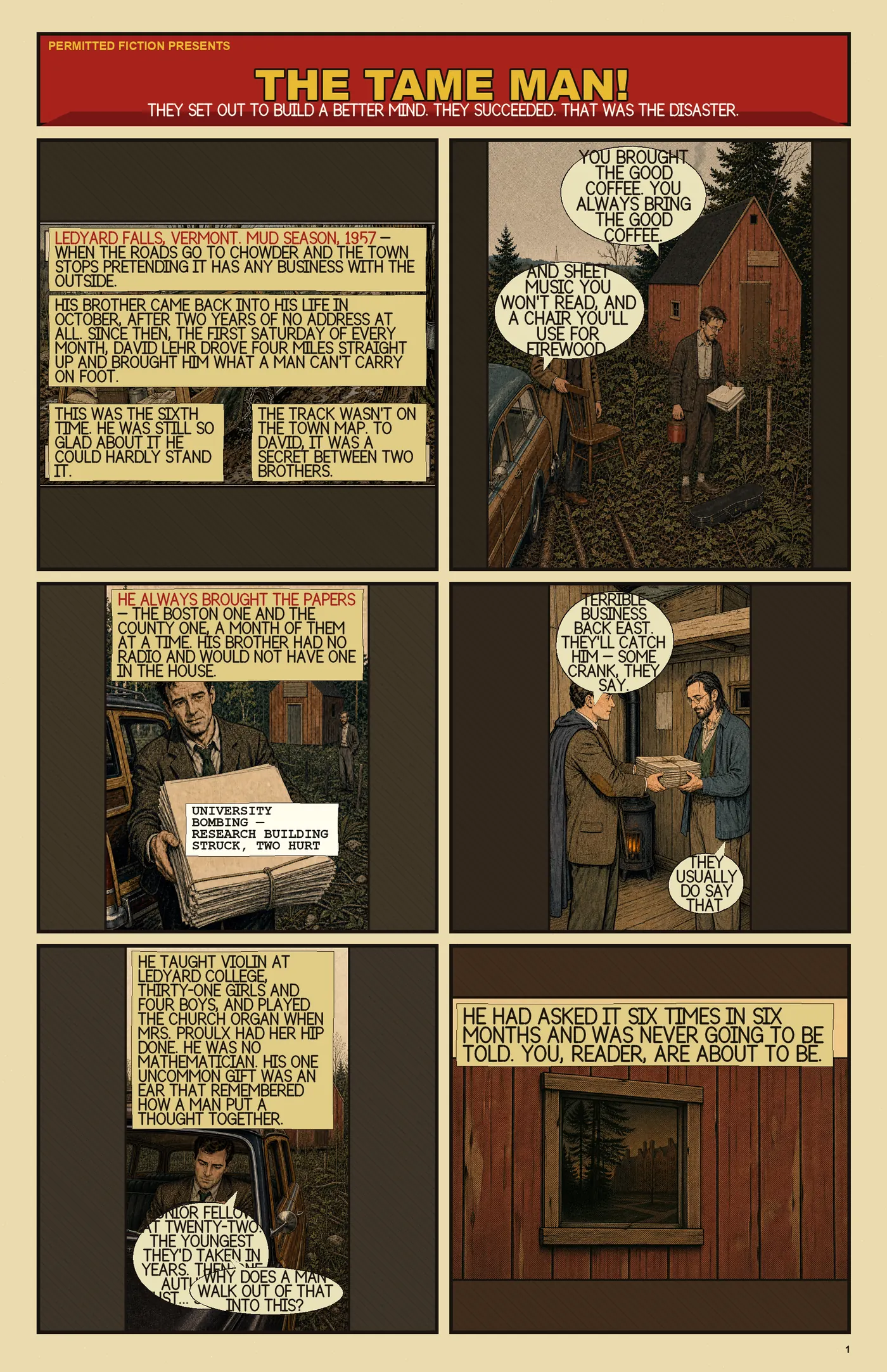 The Tame Man!, page 1 of 11